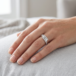 Load image into Gallery viewer, Designer Platinum Love Bands Diamonds Rings JL PT 1263
