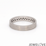 Load image into Gallery viewer, Platinum Love Bands with Brush Finish JL PT 1471
