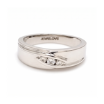 Load image into Gallery viewer, Designer Platinum Love Bands with Diamonds JL PT 152
