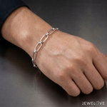 Load image into Gallery viewer, 5.75mm Platinum Links Bracelet for Men JL PTB 1340
