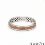 Load image into Gallery viewer, Platinum Rose Gold Love Bands Ring JL PT 1459
