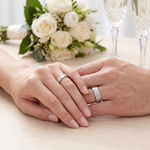 Load image into Gallery viewer, Chic Platinum Love Bands JL PT 110
