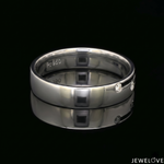 Load image into Gallery viewer, Platinum Love Bands Diamond Couple Rings with Black Enamel JL PT 1421
