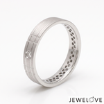 Load image into Gallery viewer, Single Diamond Platinum Love Bands JL PT 1469
