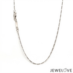 Load image into Gallery viewer, 1mm Figaro Platinum Chain for Women JL PT CH 1425
