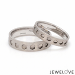 Load image into Gallery viewer, Platinum Love Bands JL PT 1452
