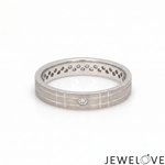 Load image into Gallery viewer, Single Diamond Platinum Love Bands JL PT 1469
