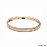 Load image into Gallery viewer, 8mm Platinum Rose Gold Kada for Men JL PTB 1383
