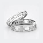 Load image into Gallery viewer, Platinum Love Bands - Love Links JL PT 118

