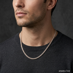 Load image into Gallery viewer, 2mm Platinum 18K Rose Gold Chain for Men JL PT CH 1429
