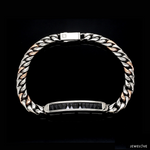 Load image into Gallery viewer, Men of Platinum | 8mm 18K Rose Gold with Black Ceramic Bracelet for Men JL PTB 1341
