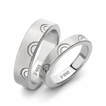 Load image into Gallery viewer, Plain Platinum Love Bands JL PT 133
