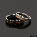 Load image into Gallery viewer, Platinum Rose Gold Love Bands Ring JL PT 1477
