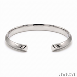 Load image into Gallery viewer, Unisex Platinum Open Kada Hi-polishJL PTB 736
