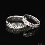 Load image into Gallery viewer, Platinum Love Bands Couple Rings JL PT 1423
