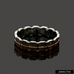 Load image into Gallery viewer, Platinum Rose Gold Love Bands Ring JL PT 1477
