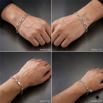 Load image into Gallery viewer, 5.75mm Platinum Links Bracelet for Men JL PTB 1340
