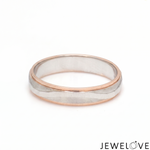 Load image into Gallery viewer, Platinum Rose Gold Love Bands Ring JL PT 1458
