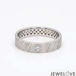 Load image into Gallery viewer, Platinum Love Bands with Diamonds JL PT 1457
