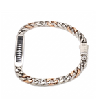 Load image into Gallery viewer, Men of Platinum | 8mm 18K Rose Gold with Black Ceramic Bracelet for Men JL PTB 1341

