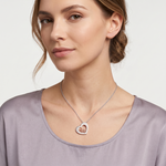 Load image into Gallery viewer, Bouquet of Hearts Pendant Rose Gold JL PT P 215
