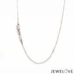 Load image into Gallery viewer, 1.25mm Platinum Figaro Chain for Women JL PT CH 1450
