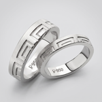 Load image into Gallery viewer, Price Point Platinum Love Bands JL PT 131

