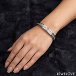 Load image into Gallery viewer, 6mm Platinum Kada for Women JL PTB 1322
