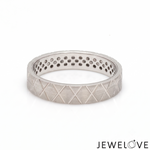 Load image into Gallery viewer, Designer Platinum Love Bands JL PT 1446
