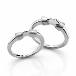 Load image into Gallery viewer, Thin Plain Platinum Love Bands JL PT 127

