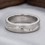 Load image into Gallery viewer, Elegant Platinum Wedding Bands JL PT 130
