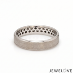 Load image into Gallery viewer, Platinum Love Bands with Brush Finish JL PT 1470
