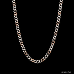 Load image into Gallery viewer, 4.25mm Platinum Rose Gold Chain for Men JL PT CH 1463
