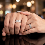 Load image into Gallery viewer, Platinum Unisex Couple Bands JL PT 1501
