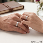 Load image into Gallery viewer, Platinum Love Bands JL PT 1449
