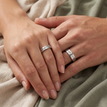 Load image into Gallery viewer, Platinum Love Bands - Zigzag - Life is not straight, is it? JL PT 106
