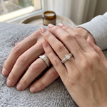 Load image into Gallery viewer, Designer Platinum Diamonds Rings for Couple JL PT 1262
