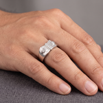 Load image into Gallery viewer, Men of Platinum | Platinum Diamond Ring for Men JL PT 1355
