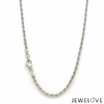 Load image into Gallery viewer, 2.5mm Japanese Platinum Rope Style Chain for Women JL PT CH 1426-A
