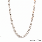 Load image into Gallery viewer, 5mm Platinum Rose Gold Chain for Men JL PT CH 1463-A

