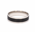 Load image into Gallery viewer, Platinum Band with Black Rhodium JL PT 950
