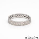 Load image into Gallery viewer, Platinum Love Bands with Diamonds JL PT 1457

