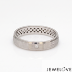 Load image into Gallery viewer, Single Diamond Platinum Love Bands JL PT 1472
