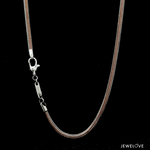 Load image into Gallery viewer, 2mm Platinum 18K Rose Gold Chain for Men JL PT CH 1429
