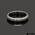 Load image into Gallery viewer, Platinum Love Bands with Brush Finish JL PT 1480
