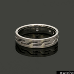 Load image into Gallery viewer, Platinum Love Bands with Brush Finish JL PT 1473
