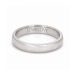 Load image into Gallery viewer, Textured Comfort Fit Platinum Love Bands JL PT 136
