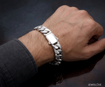 Load image into Gallery viewer, Men of Platinum | 11.75mm Heavy Platinum Bracelet JL PTB 1338
