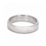 Load image into Gallery viewer, Textured Comfort Fit Platinum Love Bands JL PT 136
