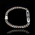 Load image into Gallery viewer, Men of Platinum | 8mm 18K Rose Gold with Black Ceramic Bracelet for Men JL PTB 1341
